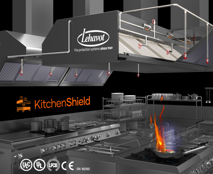 Lehavot Fire Suppression Efective System for Kitchens