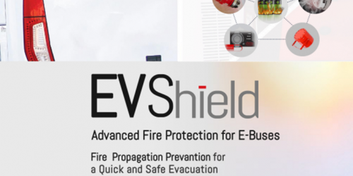 Fire suppression system for Electric Buses